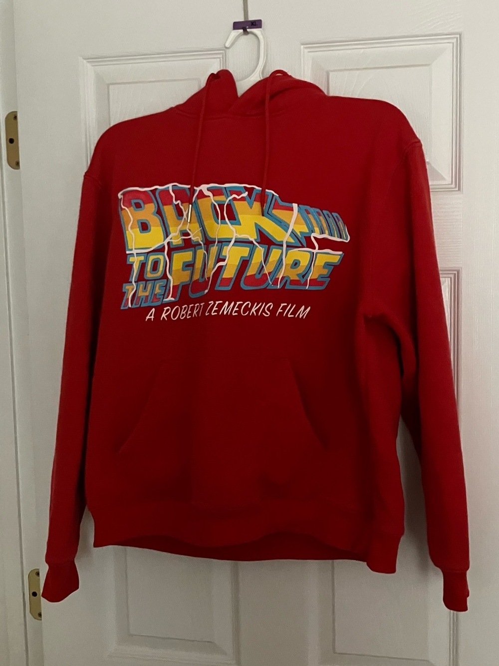 Back To The Future Sweatshirt Hoodie Mens Size Large Headgear Classics